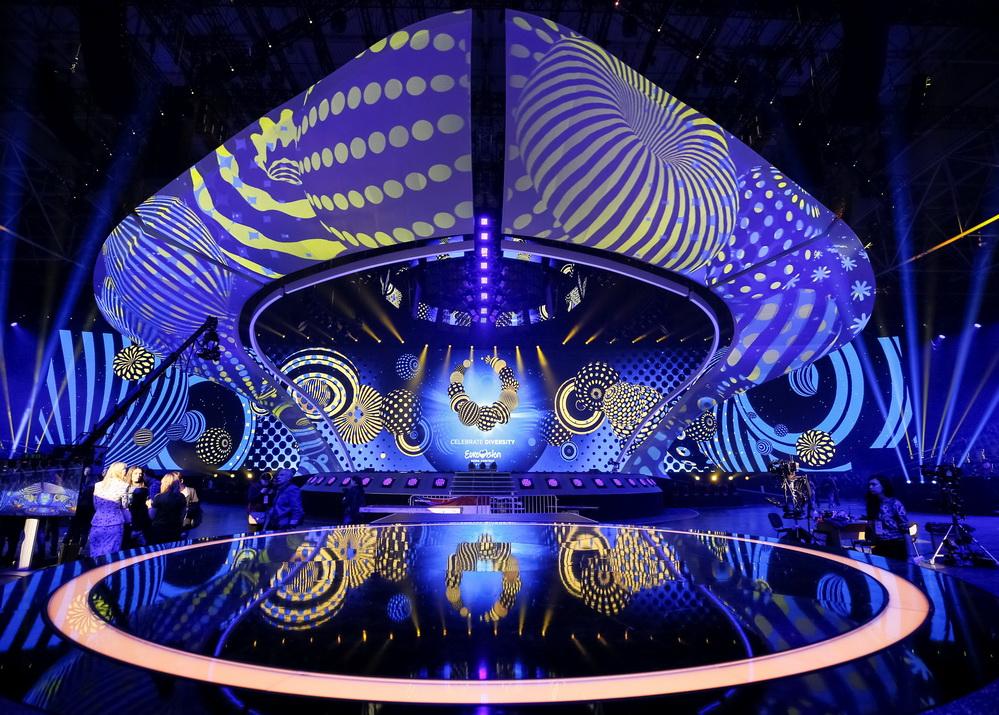 Flags at Eurovision